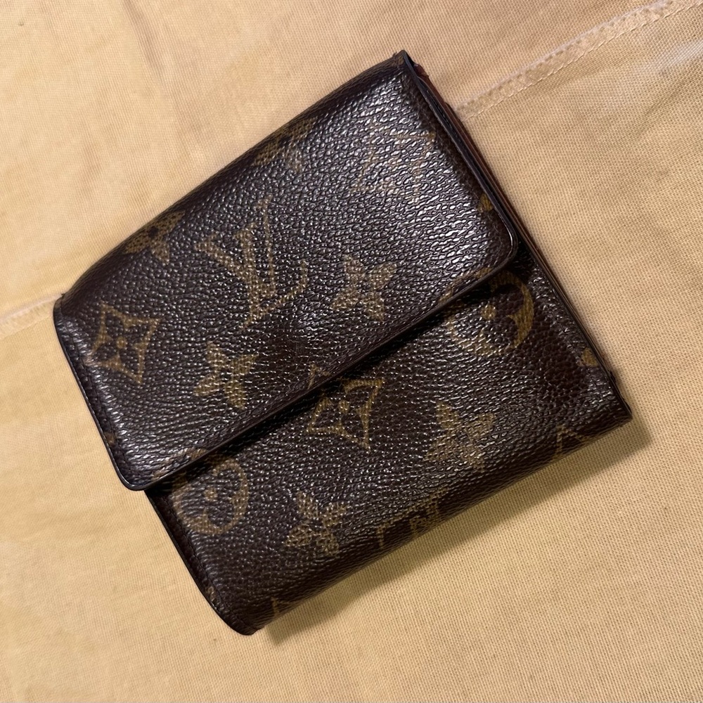 Louis Vuitton Brown Monogram Trifold Wallet